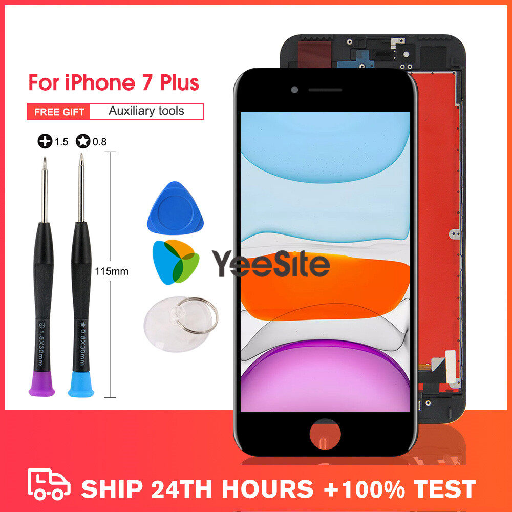 Màn hình lcd aaa + + + cho iphone 7 plus màn hình cảm ứng thay thế cho iphone 7 plus không có điểm ảnh chết + dụng cụ
