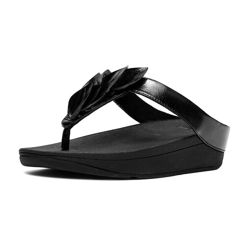 Fitflop New Womens Flip-flops Wear Fashion Leather Thick-soled Beach Shoes Pinch Sandals and Slippers