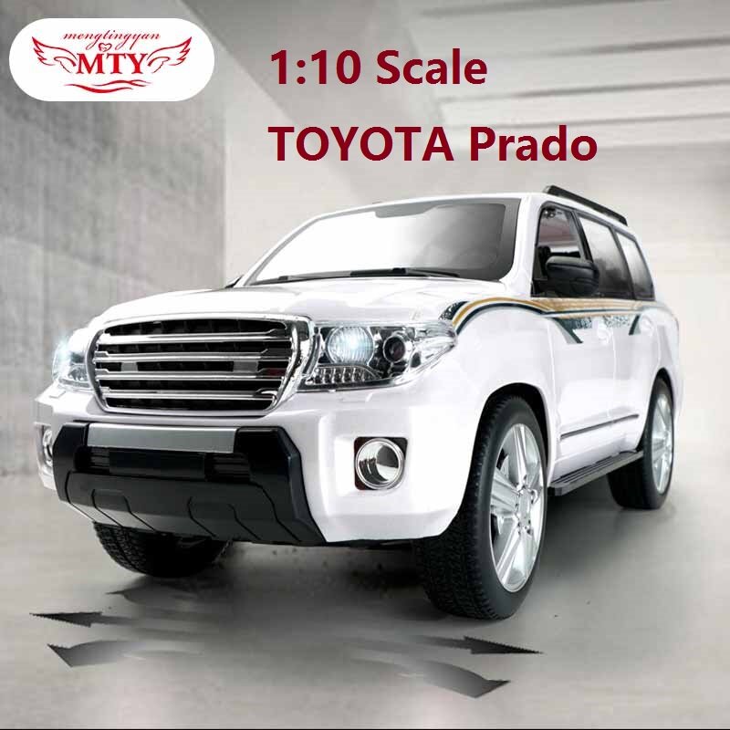 1:10 4WD Ireless Control Car 4CH Bright Light Multi Directional Driving Similation TOYOTA Prado RC Business Car 2.4G Remote SUV 42cm Big Size 12KM/H Model Collection Gift ราคา 2,343 บาท*ส่งฟรี