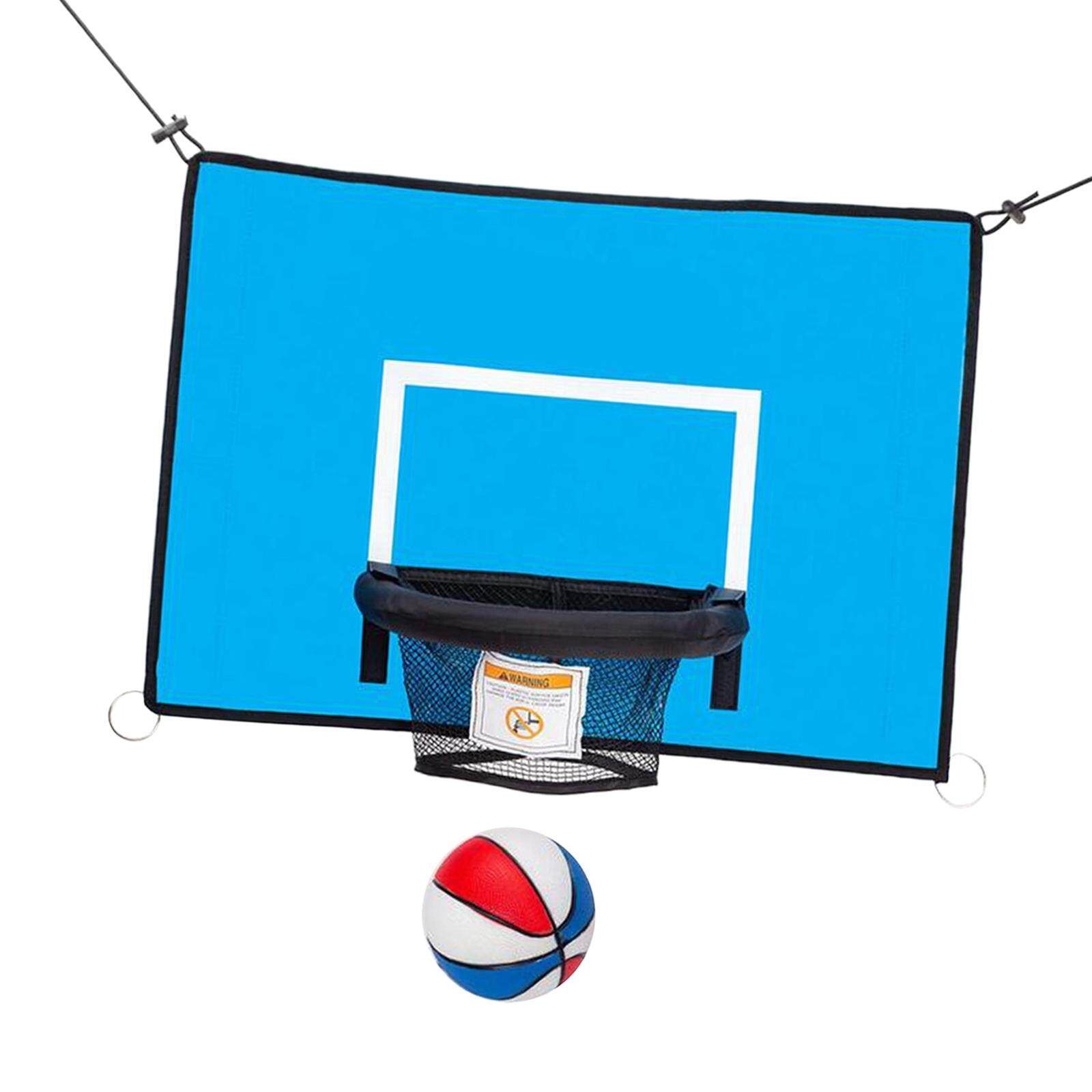 Fenteer trampolines bóng rổ Hoop tập tin đính kèm đồ chơi bên ngoài với