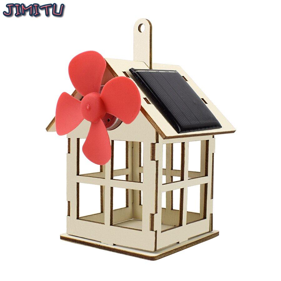 Solar Toy For Boy Windmill Science Toy DIY Physics Educational Kit For Kid