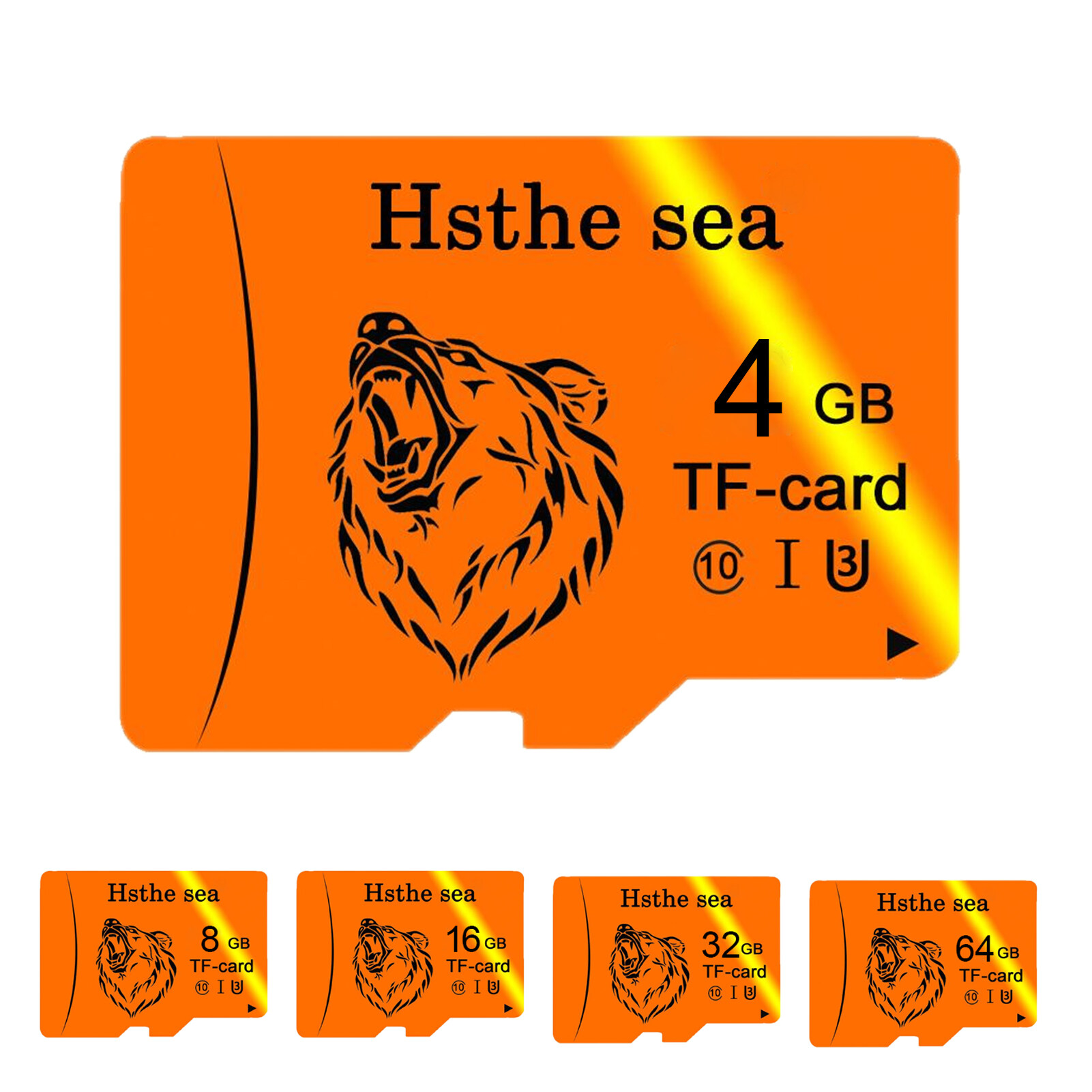 4 8 16 32 64 128GB C10 Thẻ TF Mini Chống Nước Mỏng Thông Dụng Bộ Nhớ Đọc