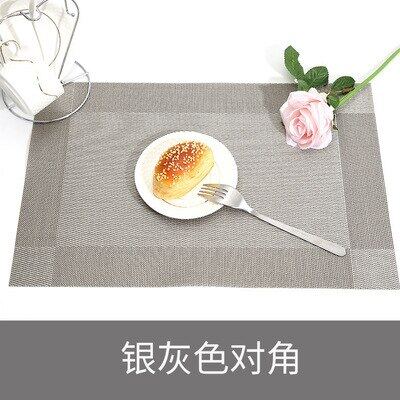 6/4Pcs High-End PVC พรมซักล้างได้สำหรับโต๊ะทานอาหาร Mat Non-Slip Stain-Resistant Tableware เครื่องมือห้องครัวถ้วยไวน์ Pad