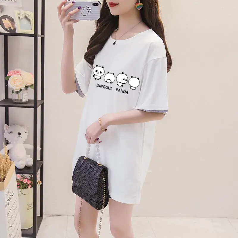 woman t shirt dress