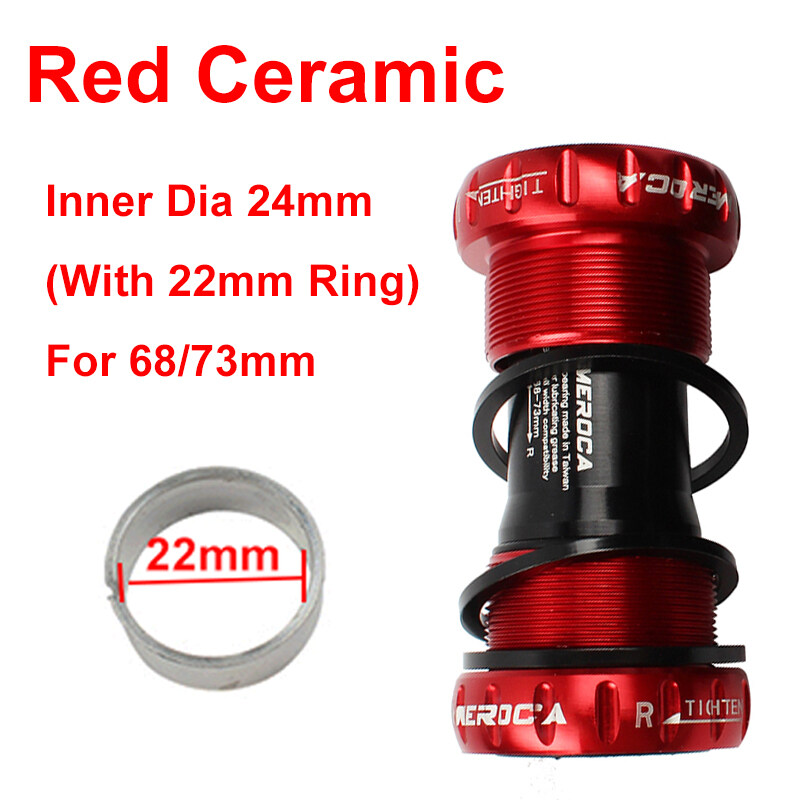 MEROCA BSA Giá Đỡ Đáy Bằng Gốm Cho Xe Đạp Leo Núi Phù Hợp Với Trục Giữa BB Bằng Gốm Cho Xe Đạp 68-73