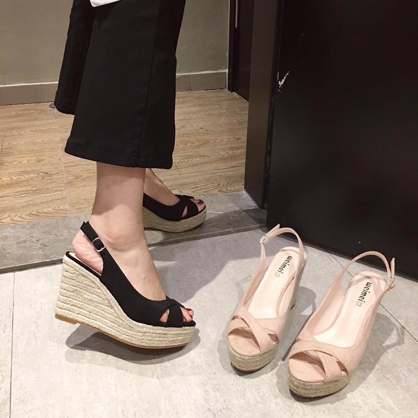 New Arrival May 2022 Women Peep Toe Size 34 Classical Heeled