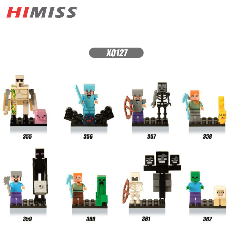 HIMISS Christmas gifts Lego World Series Minifigures Building Blocks Toy