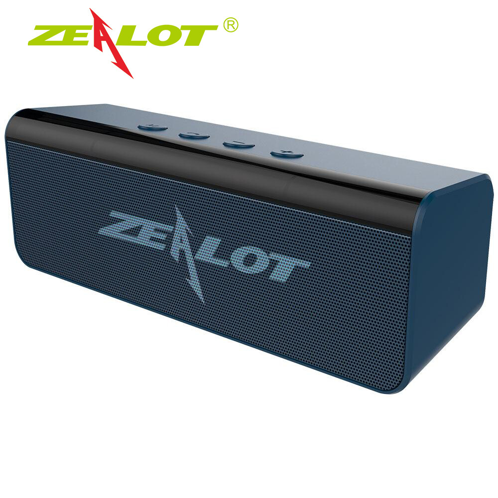 Loa Bluetooth 5.0 Di Động Zealot S31, Loa Không Dây Âm Thanh Nổi 3D HIFI Hỗ Trợ Thẻ TF, Ổ Bút Usb