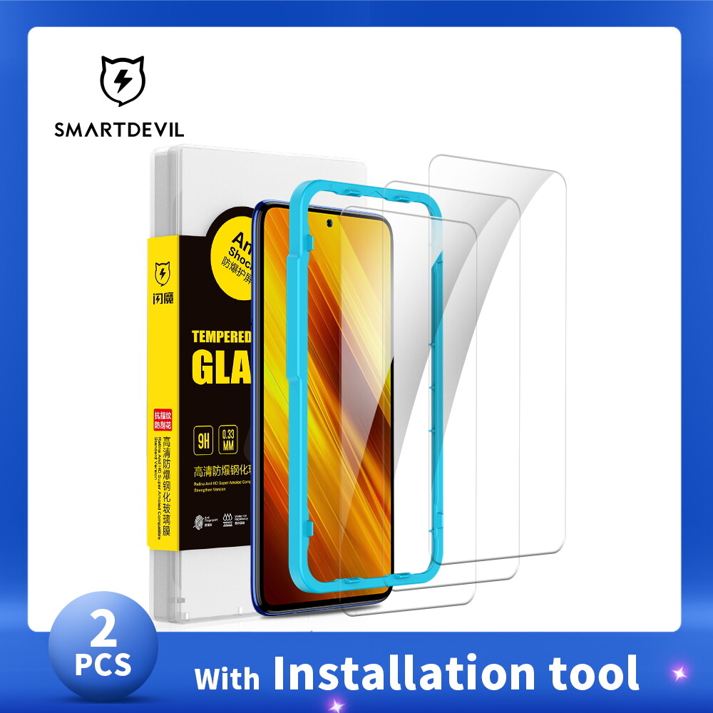  Smartdevil Phim kính cường lực cho Xiaomi 15T Pro Mi 14T Pro Mi 11T Pro 13T 12T Xiaomi 17 Pro Max Poco F8 Pro Poco F8 Ultra Poco X7 Pro X6 Pro F7 Ultra F7 Pro F6 F3 F4 F5 X5 X4 X3 Pro K90 Pro Max Note11 Pro Note 15 Pro 15C Note14 miếng bảo vệ màn hình 