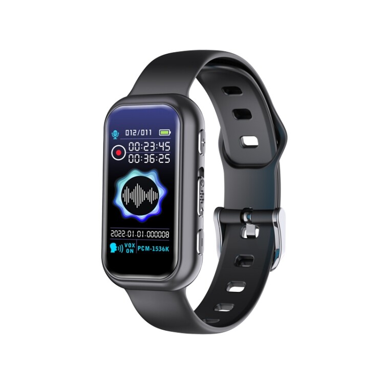 [Sunsky cửa hàng thông minh] Vòng đeo tay ghi âm điều khiển bằng giọng nói MP3 Bluetooth giảm tiếng ồn HD thông minh Jnn S16 4GB/8GB/16GB/32GB/64GB