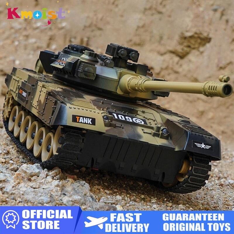 Xe tăng điều khiển từ xa 7CH 2.4G 1/30 điều khiển từ xa Crawler Mô hình xe tăng chiến tranh thế giới xe tải quân sự mô phỏng âm thanh Tiger Đồ chơi cho bé trai trẻ em Quà tặng