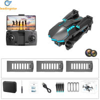 LEADINGSTAR โดรนสี่ใบพัดจัดส่งรวดเร็ว Xkrc X6pro Wifi Fpv พร้อม4khd โหมดรักษาระดับความสูงโดรน Rc แบบพับได้ Rtf (Optical Flow Location)1【cod】