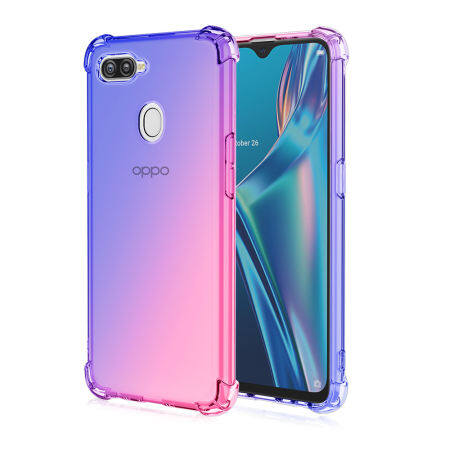 Phone case For Oppo A12 A7 A5S case Gradient Four corners Anti-fall Tpu phone case for Oppo A12 A7 A5S case cover