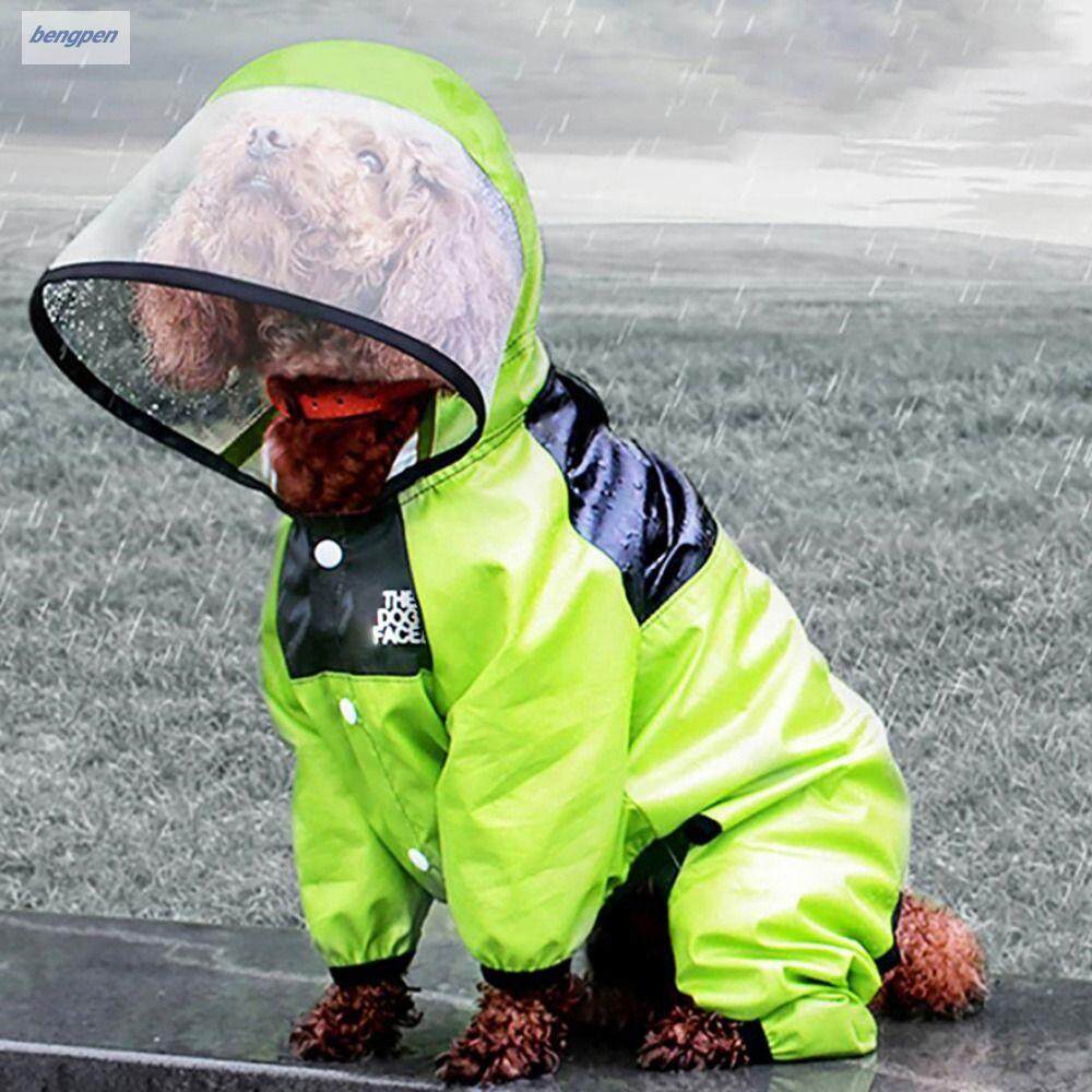 Bengpen đầy màu sắc bền không thấm nước PU phổ mưa cho chó áo phụ kiện thú