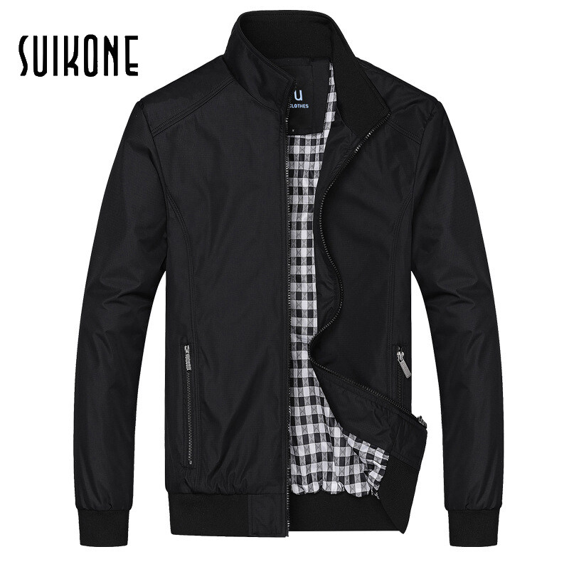 Suikone เสื้อแจ็คเก็ตแฟชั่นสำหรับผู้ชาย เทรนด์ใหม่ เรียบง่ายและใช้งานได้หลากหลาย