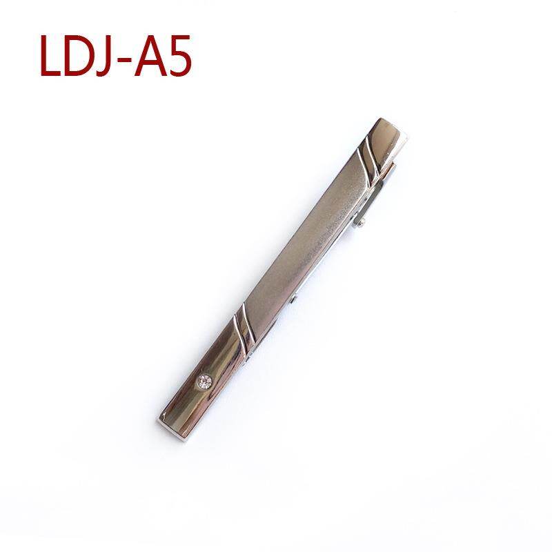 Factory direct supply men's dress silver tie clip simple business tie clip accessories