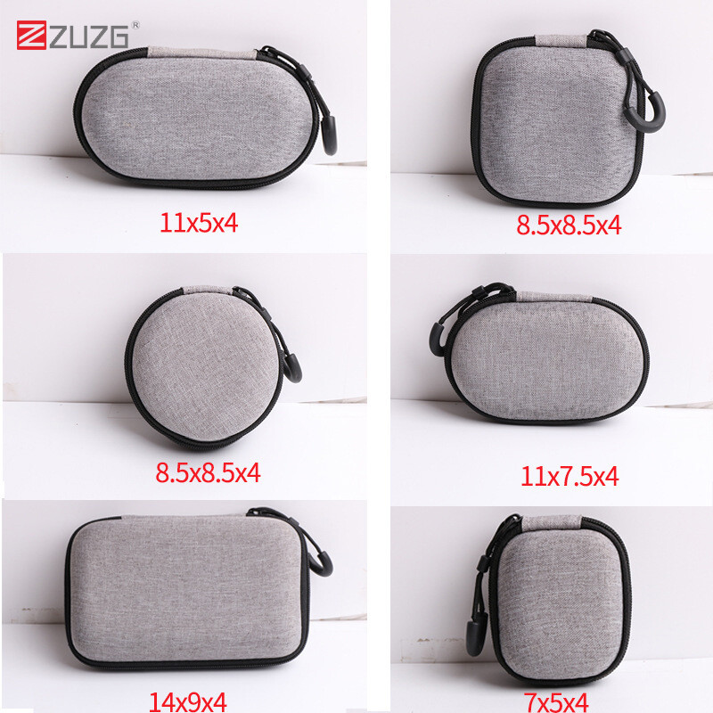 ZUZG Túi Đựng Tai Nghe EVA Tiện Dụng Đa Năng, Máy Đo Oxy Cáp Dữ Liệu Túi Hộp Đựng Sạc Đầu Đĩa U Vỏ Máy Bay
