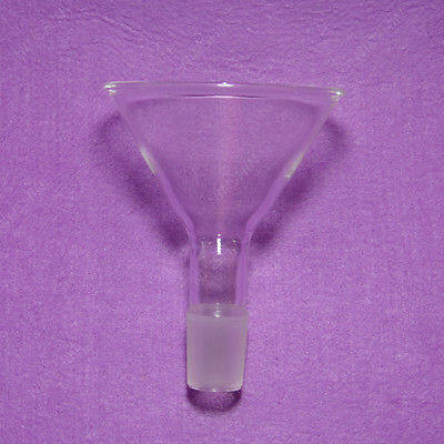 90ml Glass Funnel With 24/29 Joint Lab Glassware
