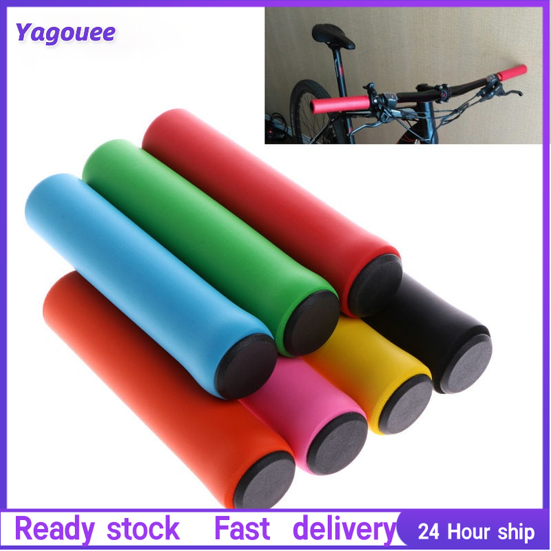 【Miễn Phí Vận Chuyển】tay Cầm Xe Đạp Tay Lái Xe Đạp Leo Núi Ngoài Trời Tay Cầm Bằng Silicon Siêu Nhẹ Chống Trượt Và Giảm Xóc Phụ Tùng Xe Đạp