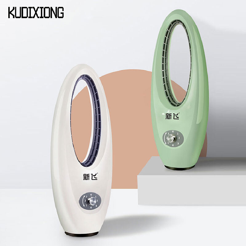 KUDIXIONG Tower fan vertical fan household bladeless electric fan floor fan tower silent pageless desktop fan
