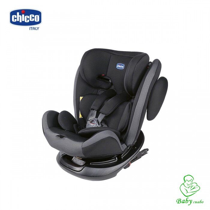 Ghế ngồi ô tô chicco unico isofix 0-12y xoay 360˚ jet black