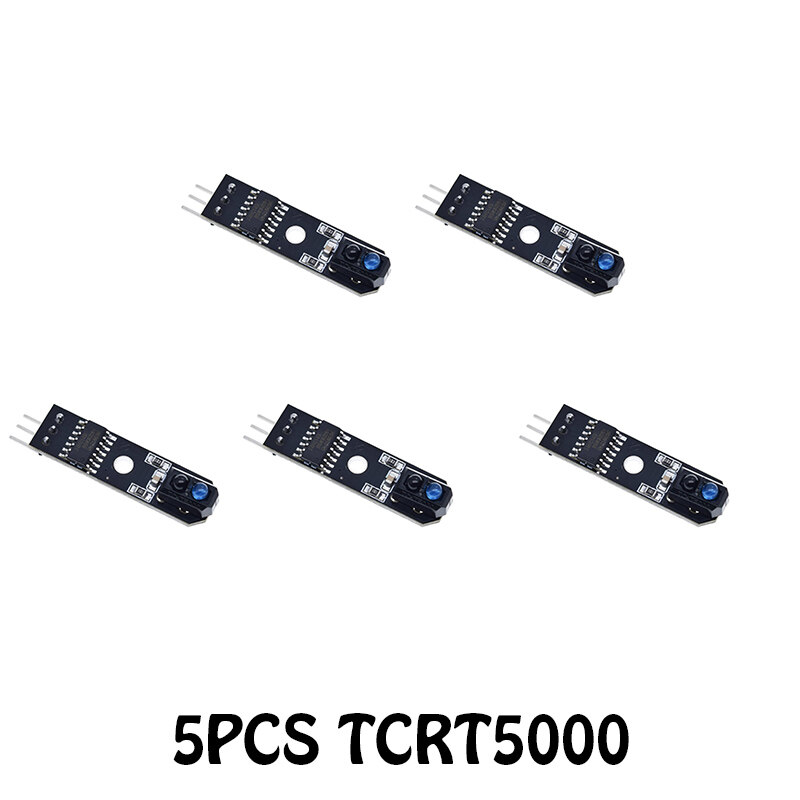 5PCS TCRT5000 Infrared Reflective Sensor Tracking Module Smart Car Infrared Tracking Probe Tracking