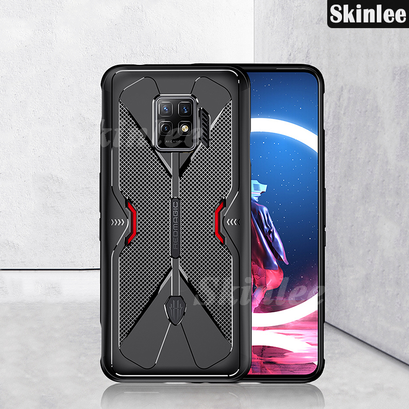 Skinlee Case for RedMagic 7S 7 Pro Ultra-thin Shockproof Cross Design Heat Dissipation All Inclusive Soft Casing for RedMagic 7S 7 Pro Cover