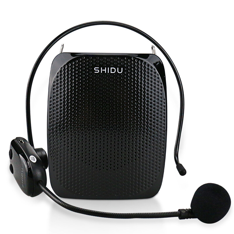 SHIDU S615 10W Portable Wireless Voice Amplifier Megaphone for Teacher with UHF Microphone Mini Audio Speaker Rechargeable Loudspeaker ราคา 1,192 บาท*ส่งฟรี