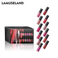 LAMUSELAND 12 Colors Waterproof Lasting Mini Lipstick Matte Lip Gloss #L18L11/2/3