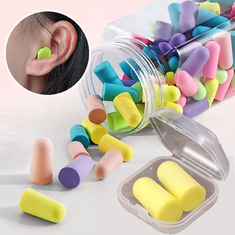 YESPERY Noise Reduction Ear Plugs with Storage Box Soft Silicone