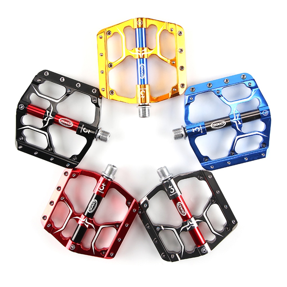 Bàn đạp xe đạp phẳng bàn đạp xe đạp mtb road 3 vòng bi kín bàn đạp xe đạp bàn đạp xe đạp leo núi phụ kiện nền tảng rộng