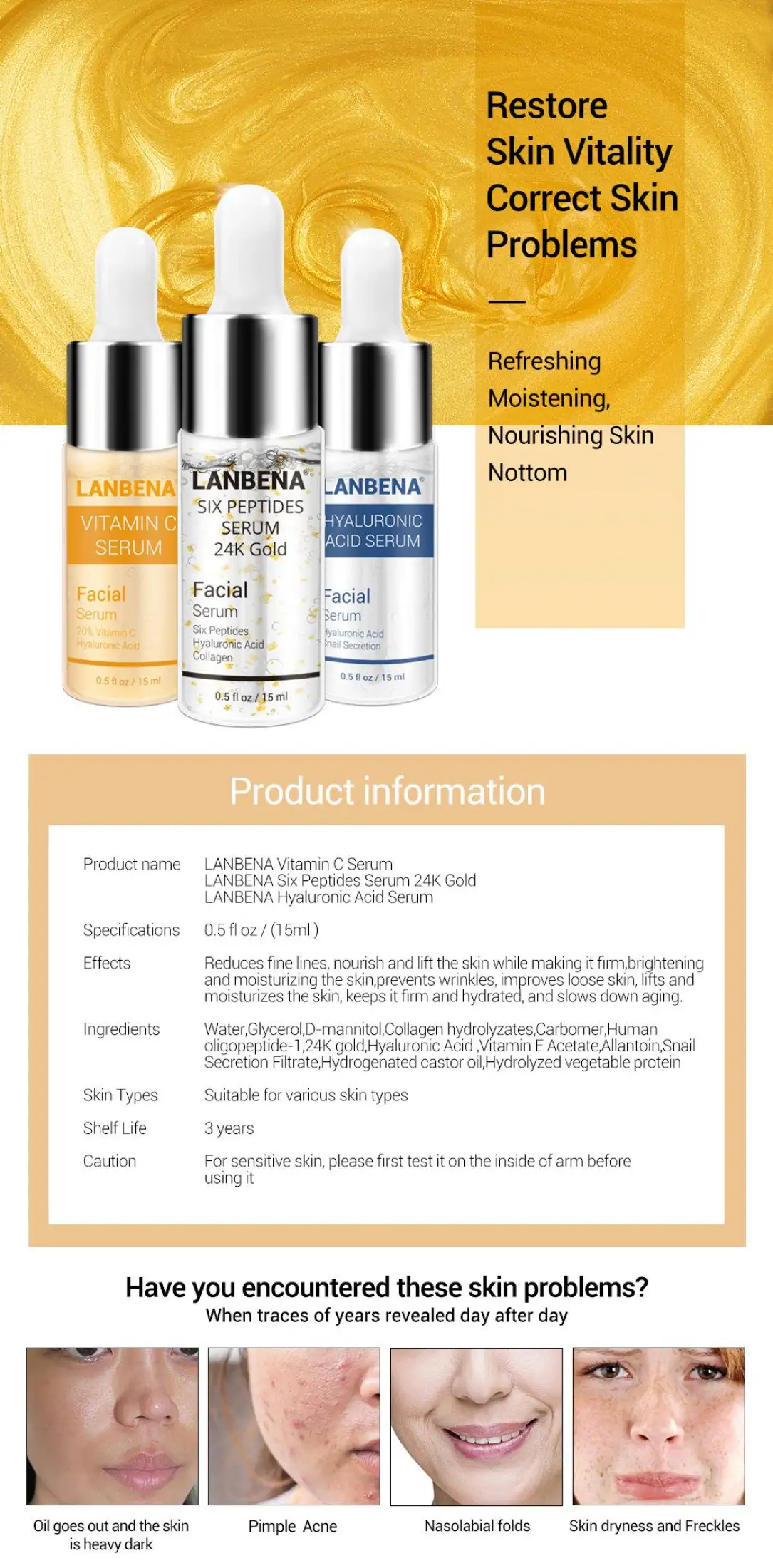serum six peptides