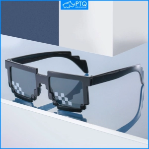 ภาพหน้าปกสินค้าPTQ แว่นกันแดดรหัส Sike แว่นตาบุคลิกภาพพิกเซลแว่นกันแดด ที่เกี่ยวข้อง