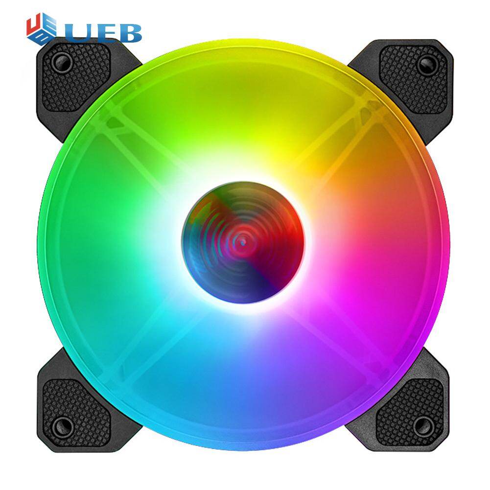 Coolmoon quạt làm mát yuhuan 140mm quạt làm mát máy tính để bàn 6 chân rgb không tiếng ồn