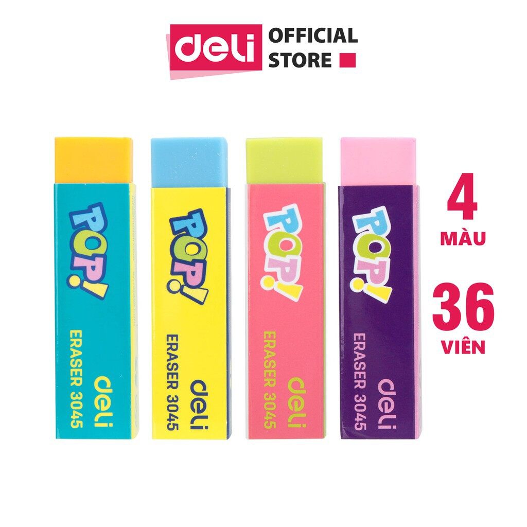 3 tẩy màu 4b deli 3045
