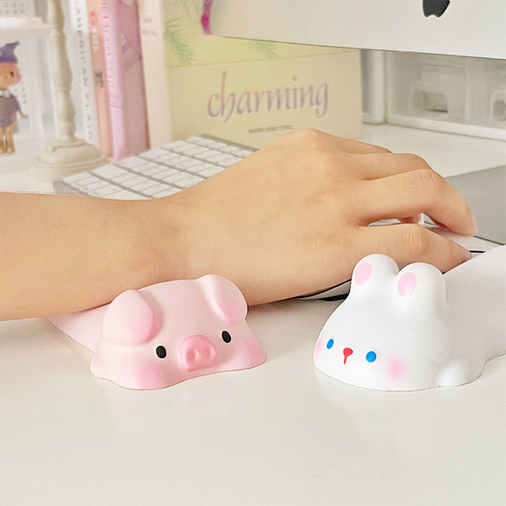 Dễ thương phim hoạt hình Pad cổ tay pad có thể. etbao Hàng sẵn có giải nén đệm cổ tay cầm chuột Pad Cô Gái cổ tay pad.