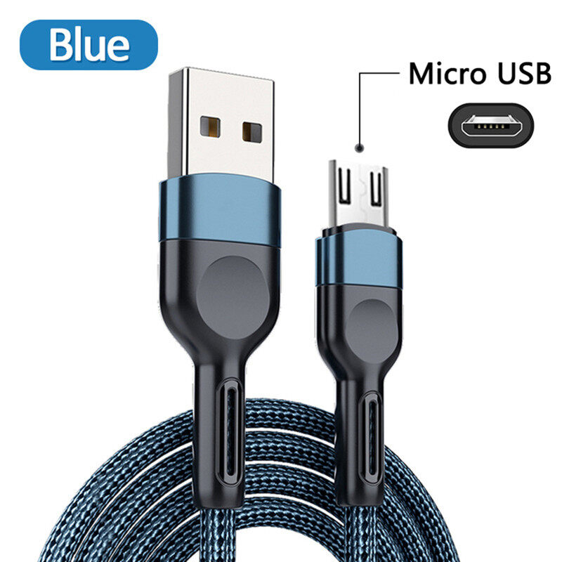 Cáp dữ liệu sạc nhanh micro type-c 5a cáp sạc linh hoạt bện nylon 1 mét/2 mét tương thích với điện thoại di động huawei