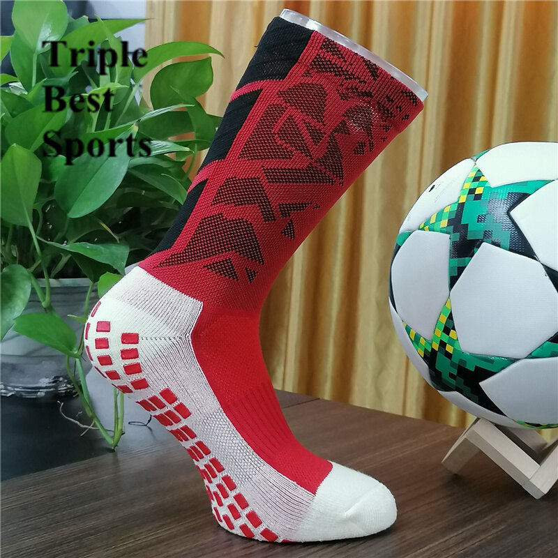 1 Đôi Tất Cotton Thể Thao Sepak Takraw Tất thể thao bóng đá Bóng Đá Bóng Đá Chống Trượt Chuyên Nghiệp Màu Đen Trắng