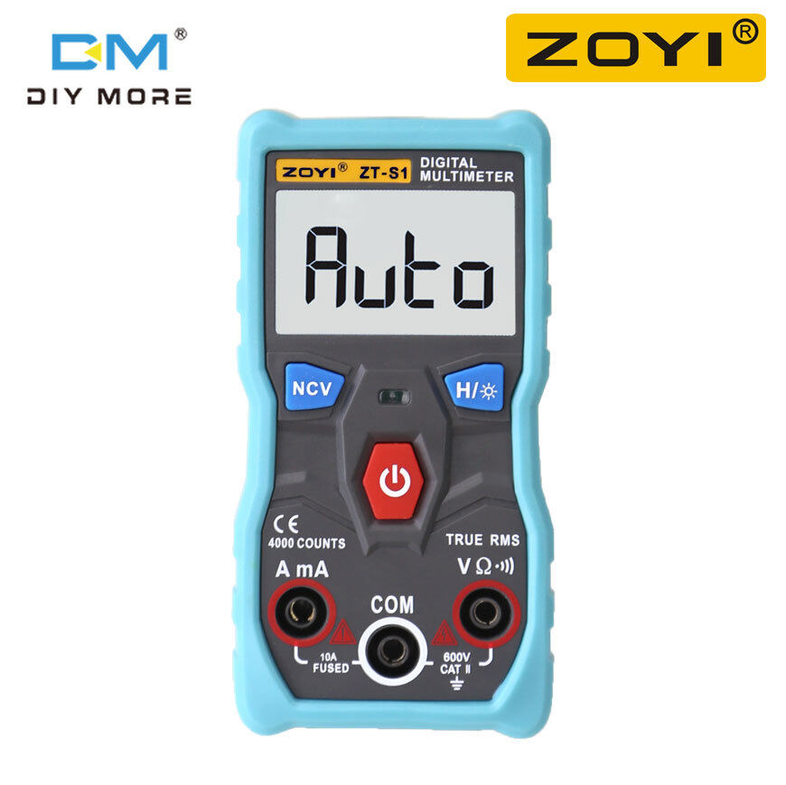 Diymore zoyi zt-s1 / zt-s2 / zt-s3 / zt- s4 thông minh kỹ thuật số vạn năng 4000 đếm chuyên nghiệp mini tụ tester