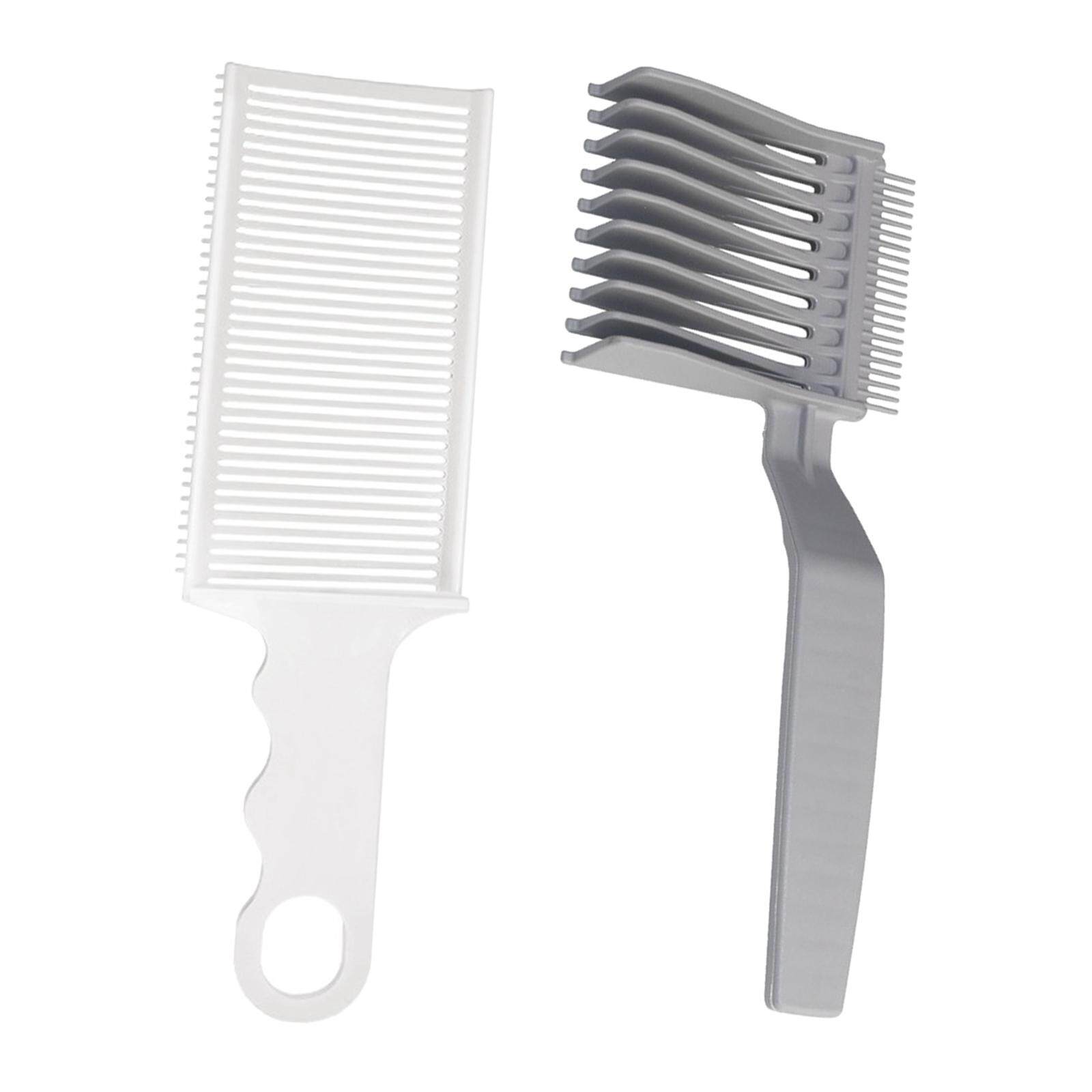 Baosity 2x Flat Top Guide Combs Haircut Clipper Comb for Hair Salon Home