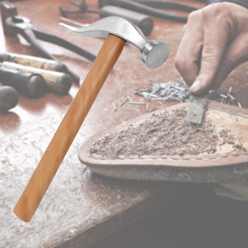 Búa nhổ đinh khắc da búa giày dụng cụ sửa chữa giày để gõ qua vết khâu viền chữ h