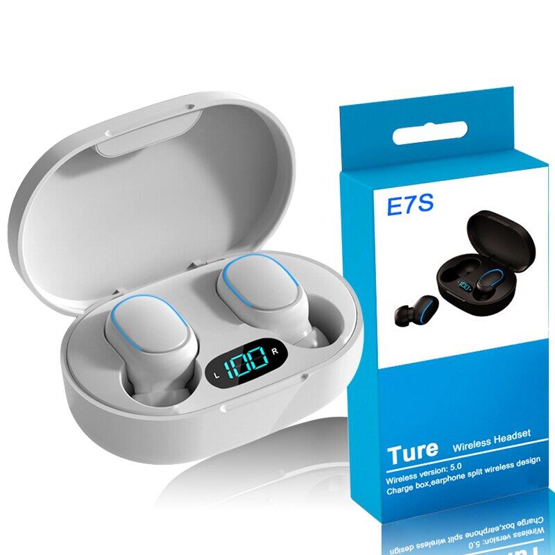 Tai Nghe Bluetooth Hình Trái Tim Nữ Tính Dễ Thương Màu Hồng Đen Trắng Xanh Bán Trong Tai Không Dây Đi Kèm Với Ngăn Sạc Touc