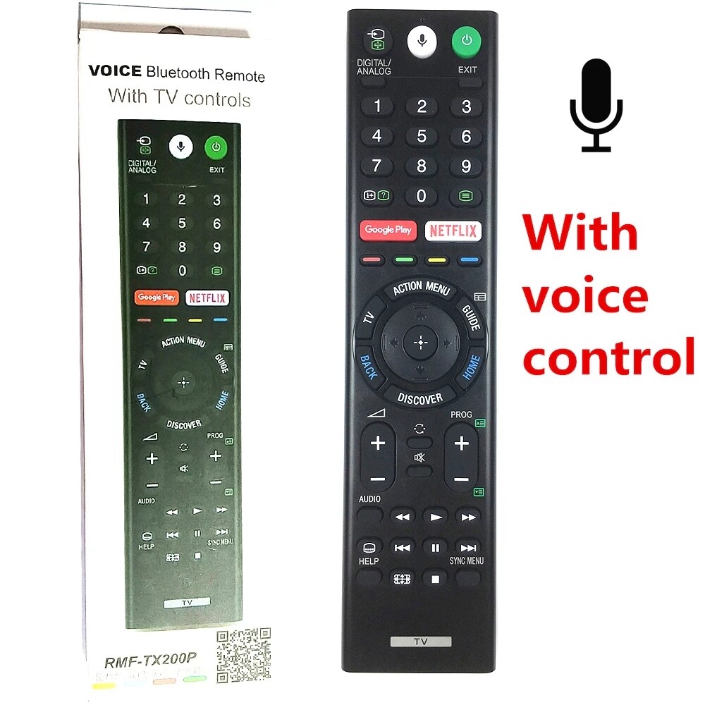 RMF-TX200P Điều Khiển Từ Xa Bằng Giọng Nói Mới Cho Sony Bravia TV KD-75X9000E KD-49X8000E Cho RMF-TX300P RMF-TX500E RMF-TX600E RMF-TX201ES RMF-TX310P RMF-TX301E RMF-TX200E RMF-TX300E