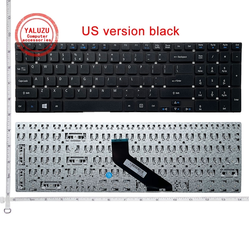 Tiếng anh mỹ bàn phím không có khung cho acer aspire es1-512 es1-512-p9gt e5-721 es1-531 es1-731 es1-731g es1-512-c4dw n15w4