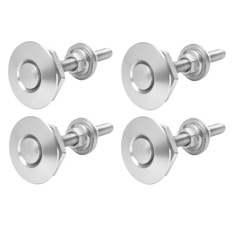 4x Nút Ấn Xe Hơi Thông Dụng Chốt Khóa Nắp Ca-pô Chốt Tháo Nhanh Xe Hơi Thông Dụng Phụ Kiện Phụ Tùng Ngoại Thất Mũ Trùm