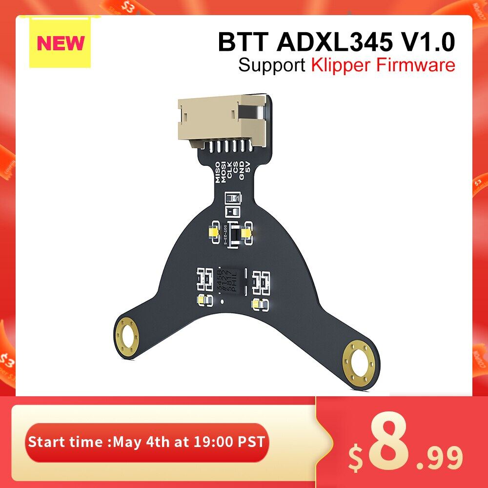 BIGTREETECH ADXL345 V1.0 Elerometer Board Support Klipper 3D Printer Parts