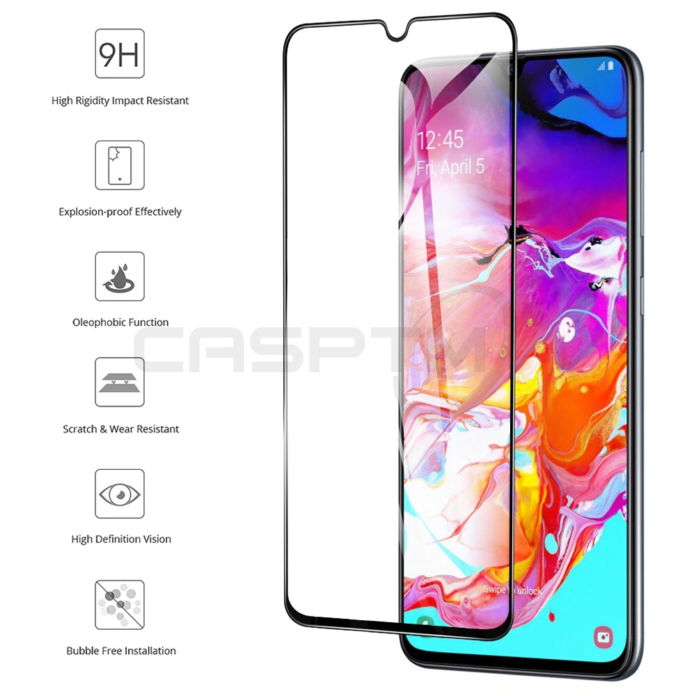 Miếng dán kính cường lực 9d full màn hình cho samsung galaxy m20, dán màn hình samsung, dán m20 full màn