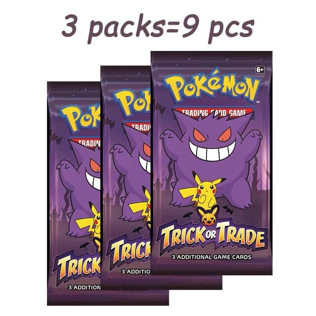 Original Pokemon Card Halloween Trick or Trade Booster Bundle Gengar pokemon TCG Limited Collection