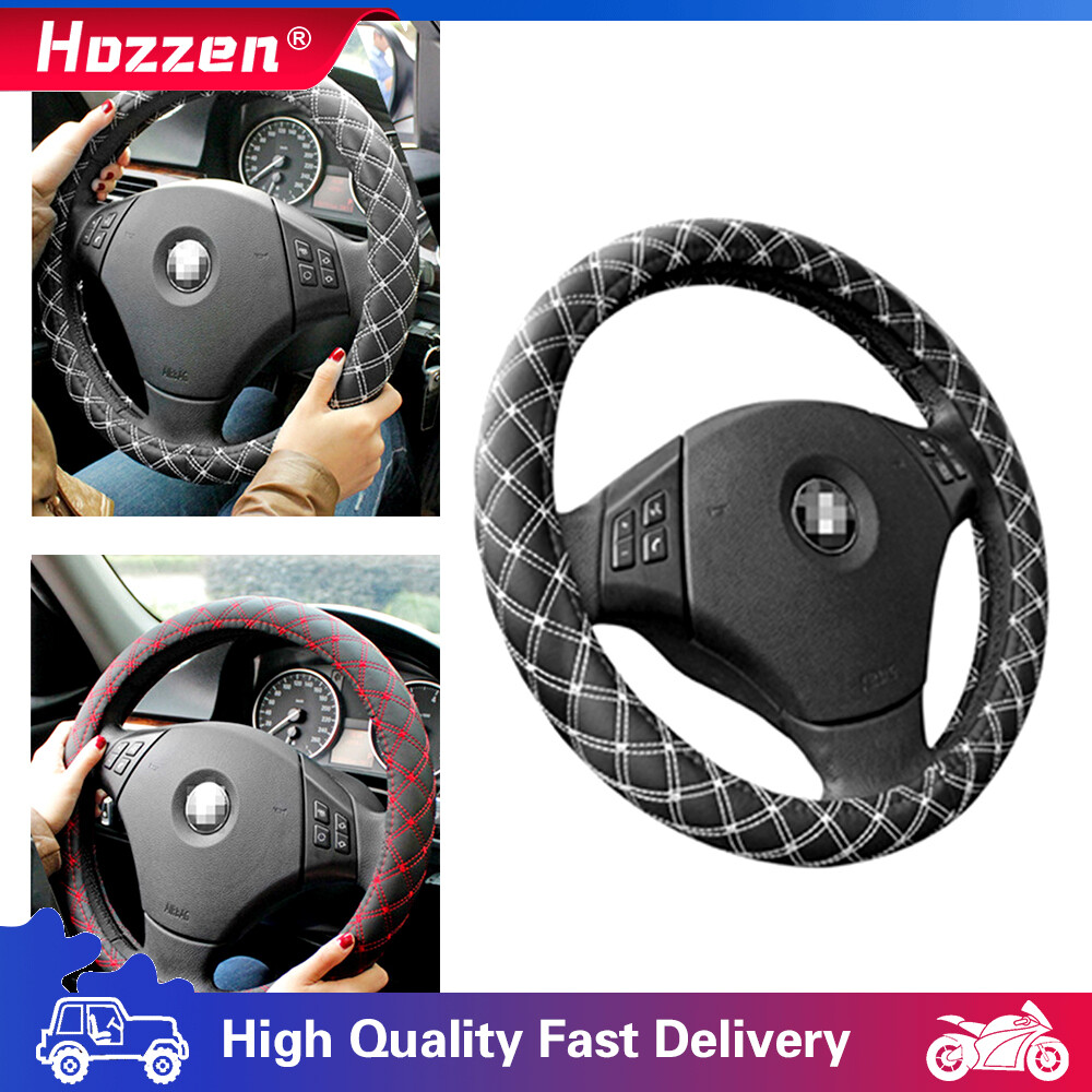Hozzen Bọc Vô Lăng Thông Dụng Tất Cả Các Mùa Phụ Kiện Vô Lăng Chống Trượt Chất Lượng Cao Và Thoải Mái Đường Kính 38CM