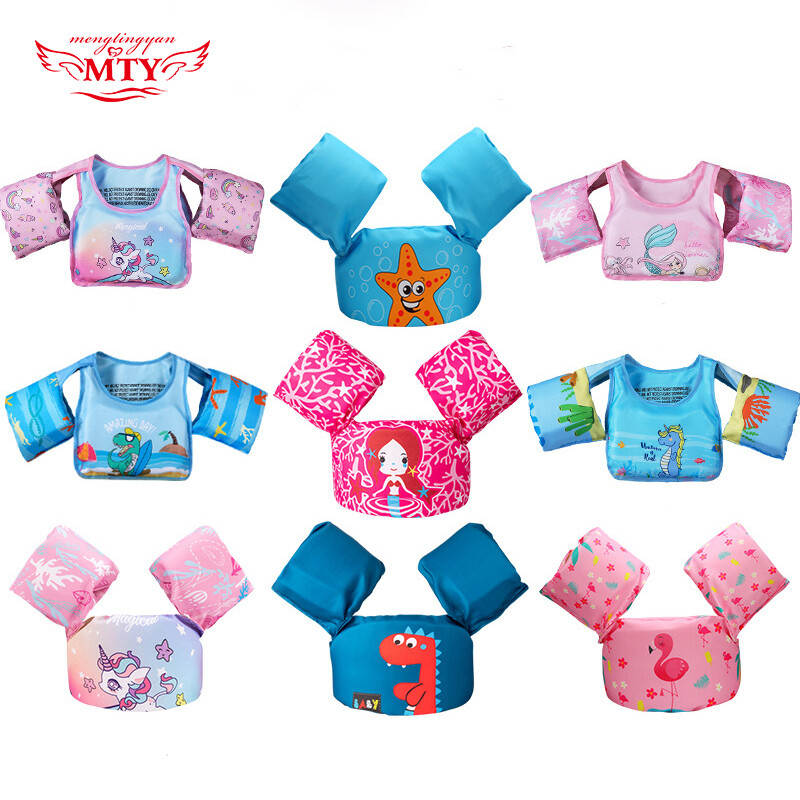 Vòng bơi cho trẻ em thiết bị bơi học tập cho bé tập đi tay áo phao phao áo phao xốp vòng nổi màu ngẫu nhiên